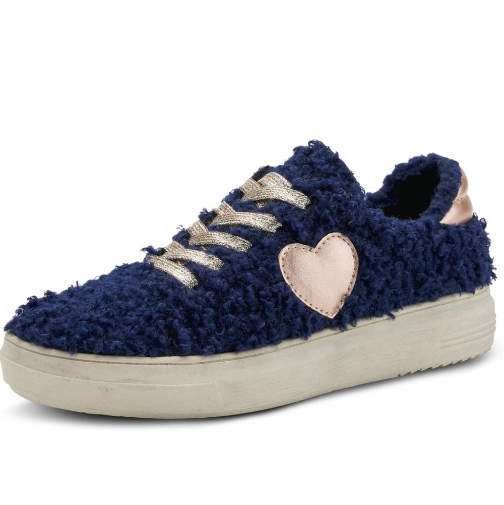 Patrizia Coolcat Fuzzy Heart Sneakers